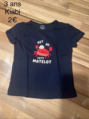 T-shirt garçon 3 ans