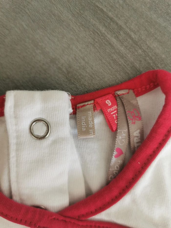 T-shirt bébé fille 9 mois - photo numéro 2