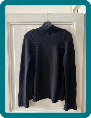 Pull laine et cachemire col montant manches larges fentes avant taille 34 - Max&Moi