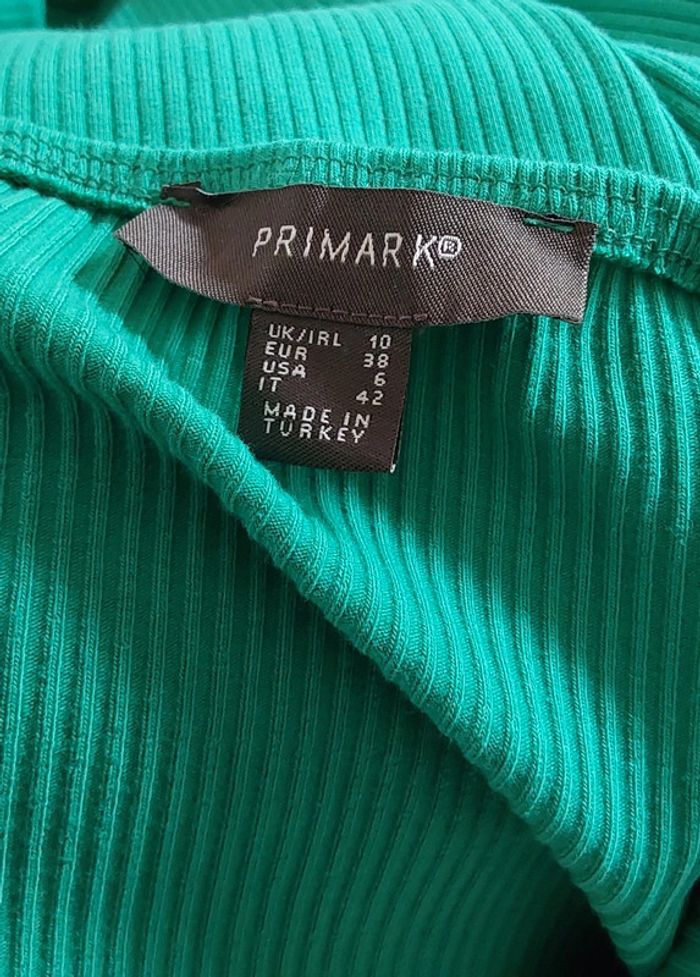 Robe d été verte près du corps Primark T38 - photo numéro 6