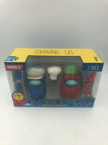 Coffret deux grandes figurines Among Us series 2 neuf