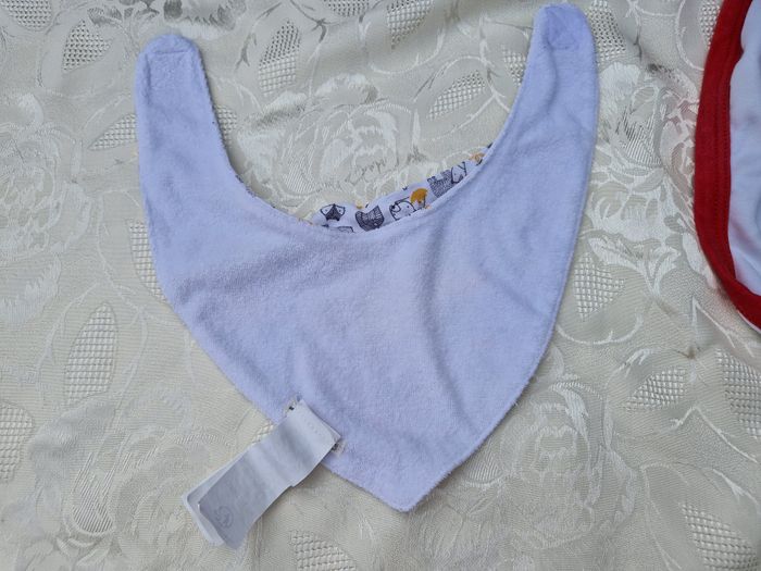 lot de bavoirs triangle bébé - photo numéro 7