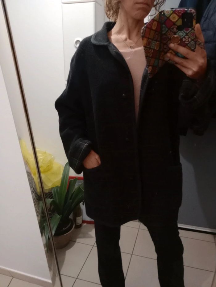 Manteau femme  46 gris c36 - photo numéro 2