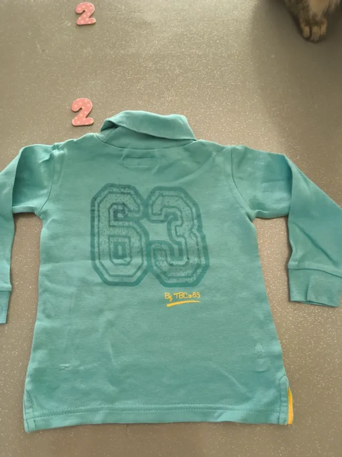 Sous pull  t shirt 2 ans - photo numéro 3