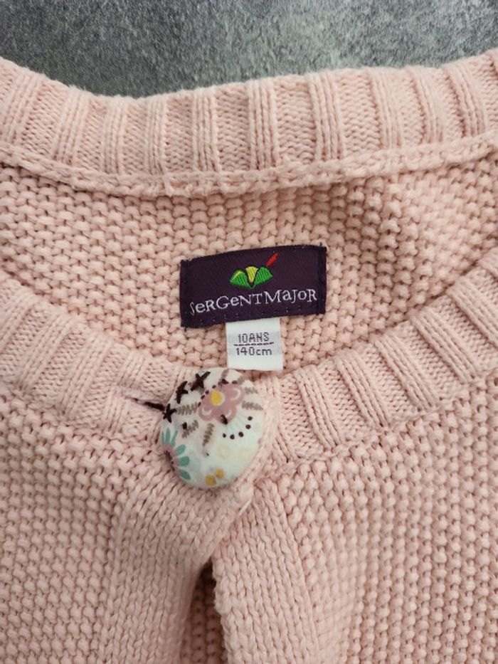 Gilet/boléro fille 10 ans Sergent Major peu porté - photo numéro 2