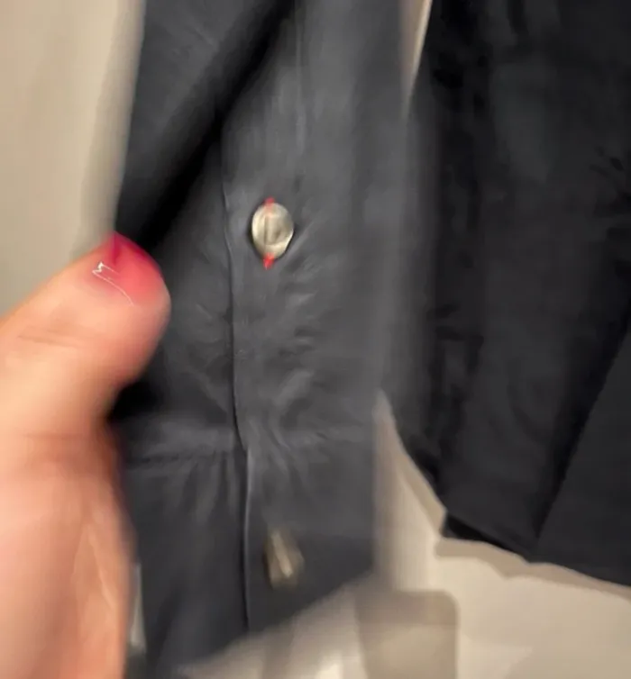 Chemise noire femme Inès de la fressange uniqlo S - photo numéro 4