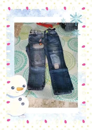 Lot 2 jeans 4 ans