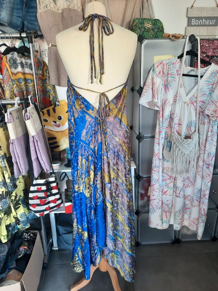 Robe en soie Taille unique neuf sans étiquette 🏷 #lora11femme - photo numéro 8