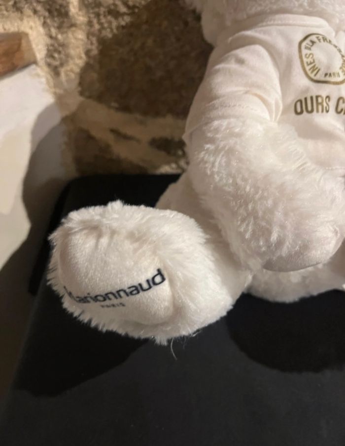 Peluche Ours Blanc Marionnaud Paris Ours chic Ines de La Fressauge Collection - photo numéro 10