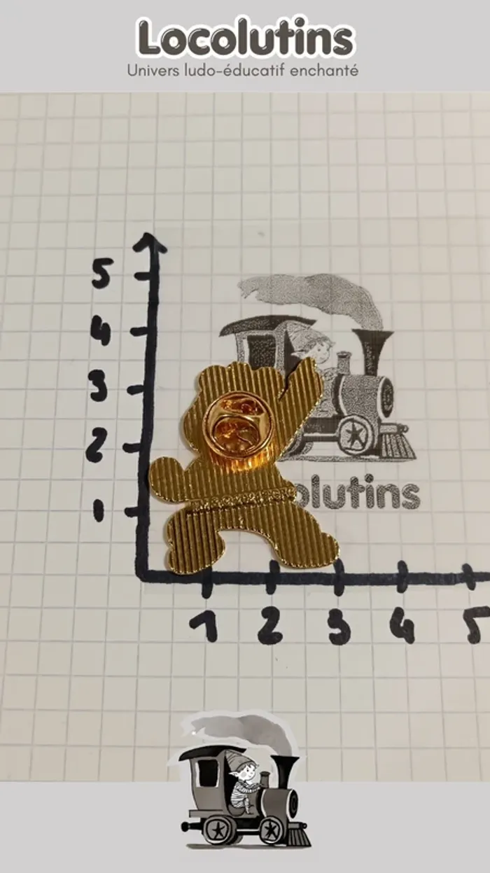 🚂 pin's bisounours jaune - photo numéro 3