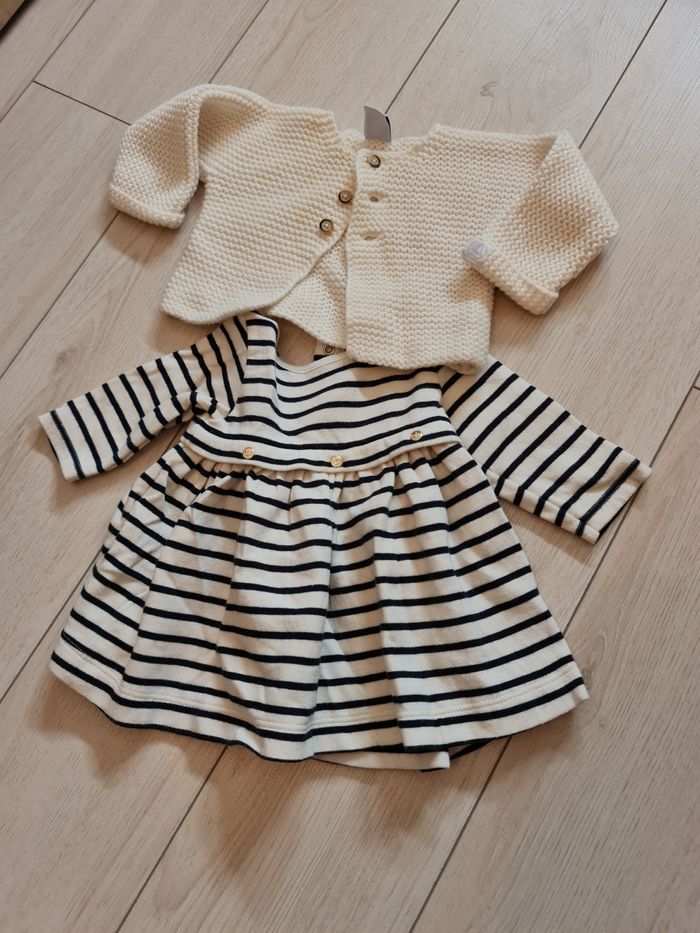 Robe et gilet petit bateau