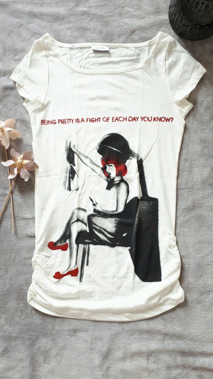 🌺 Magnifique Tshirt Pimkie, taille S, neuf.