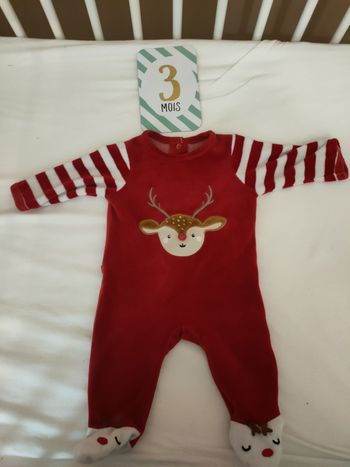 Pyjama 1 pièces noël