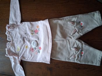 Ensemble pour bébé fille lapin Miss Bunny de marque Disney Baby