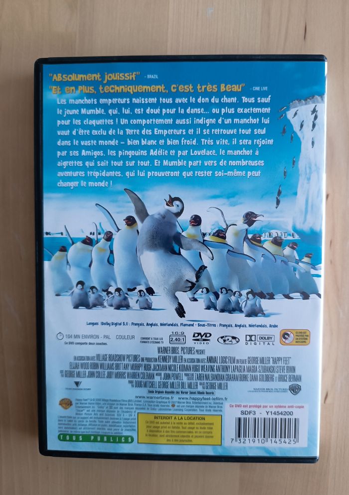 DVD Happy feet - photo numéro 3