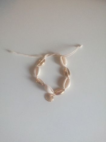 🌸Bracelet cheville ou poignet coquille Neuf "Bijoux Coquillage" 🌸