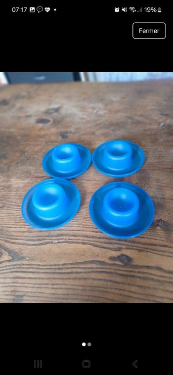 Lot de 4 support pour œuf à la coque 