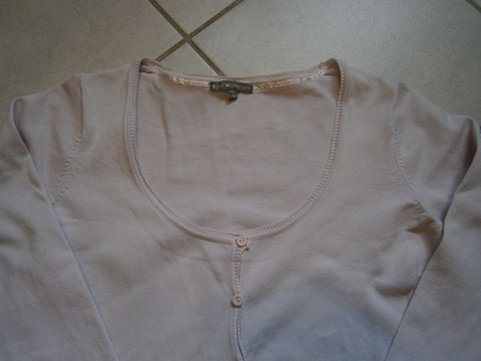 Gilet ML rose pâle ICI ET MAINTENANT Taille 42/44 - photo numéro 2