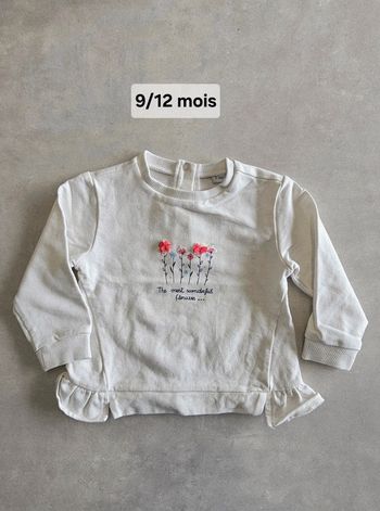 Sweat 9/12 mois fagottino