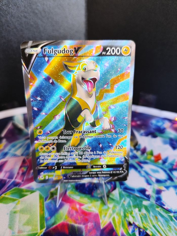Carte pokémon neuve 🇨🇵 Fulgudog V 249/264 FA Poing de Fusion - photo numéro 2