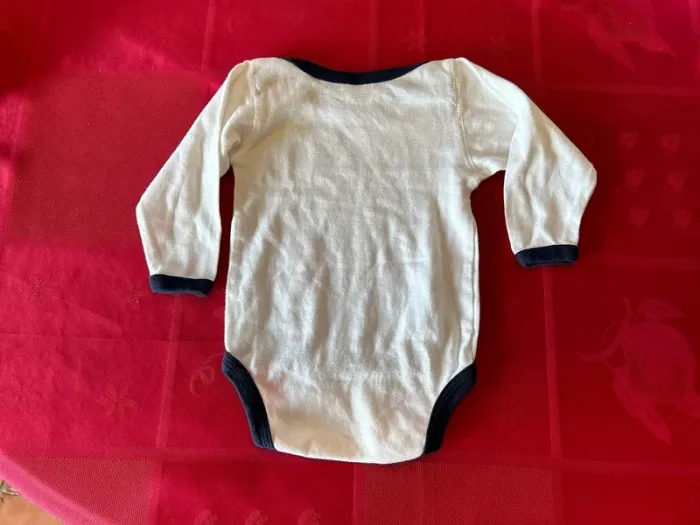 Body bébé garçons style baseball NY - 12 mois - photo numéro 5