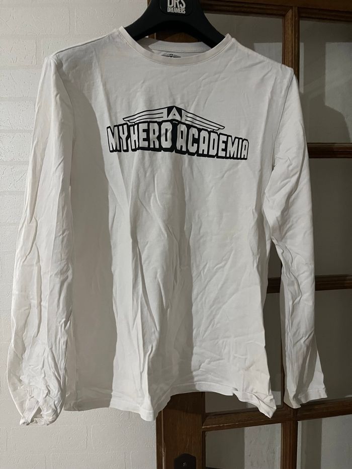 T shirt manche longue  my héros de academia - photo numéro 2