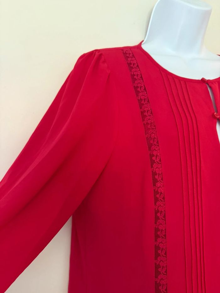 Blouse manches 3/4 rouge 1.2.3 paris - photo numéro 2