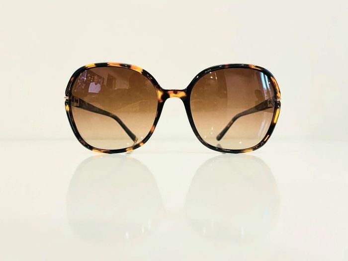 Lunette de soleil femme marron léopard Polarisée verres dégradés UV protection catégorie 3 - photo numéro 3