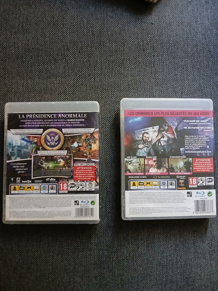 Lot de deux jeux vidéo ps3 - photo numéro 2