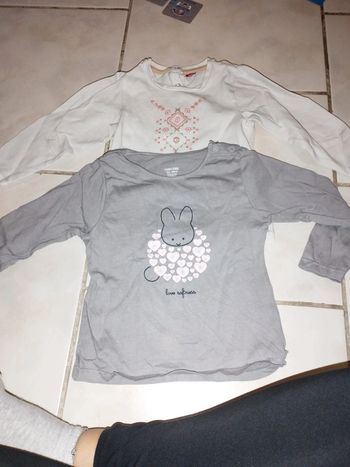 2 tee-shirts 18 mois