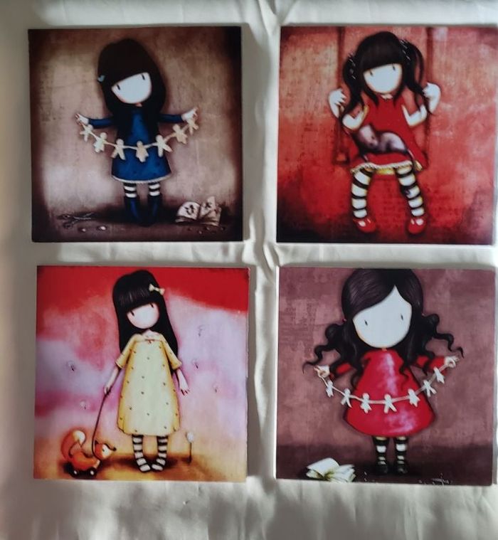 4 Petits cadres enfants 20x20