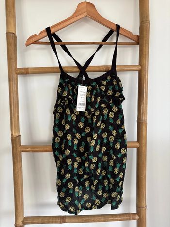 Débardeur ananas croisé dans le dos