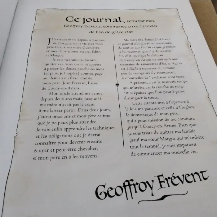 Le journal de Geoffroy un page au moyen âge Grund - photo numéro 5