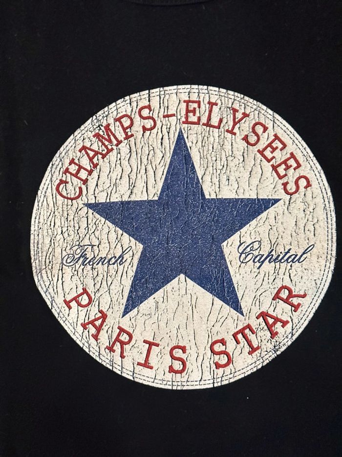 T shirt Champs Elysées Paris Star - photo numéro 2