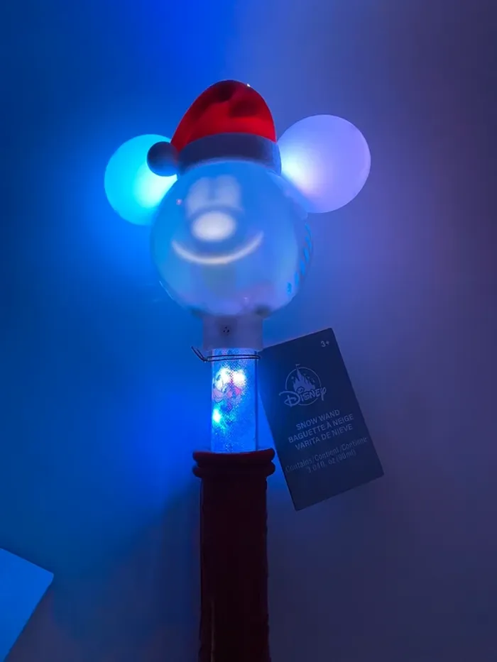 Baguette lumineuse festive Mickey Mouse Disney / machine à bulles - photo numéro 2