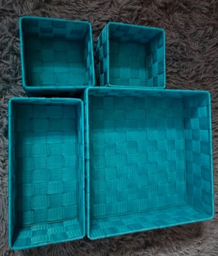 Lot paniers de rangement - photo numéro 2