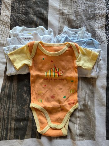 Lot bodies manches courtes