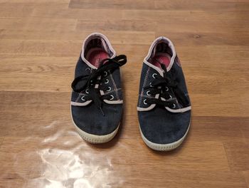 Basket en toile fille pointure 31