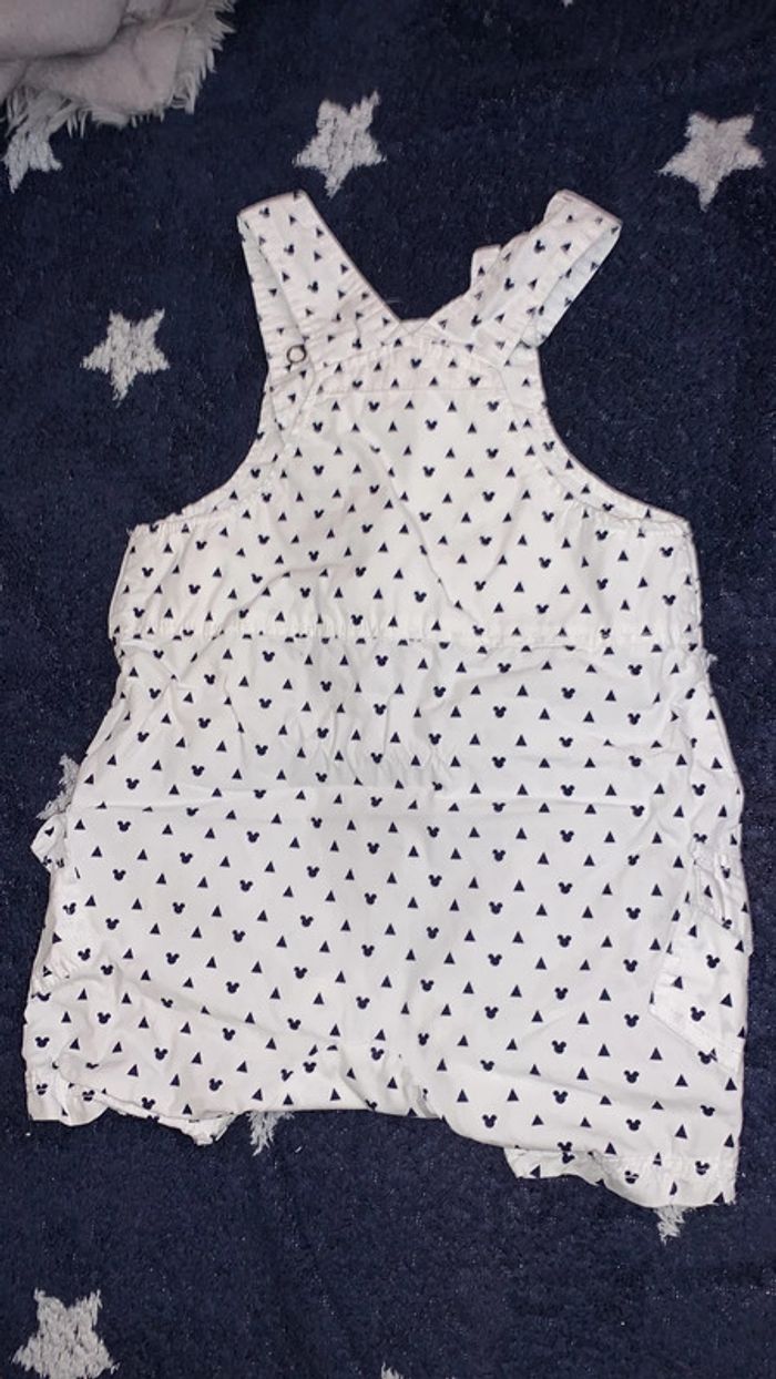 Salopette combishort mickey 9 mois - photo numéro 2