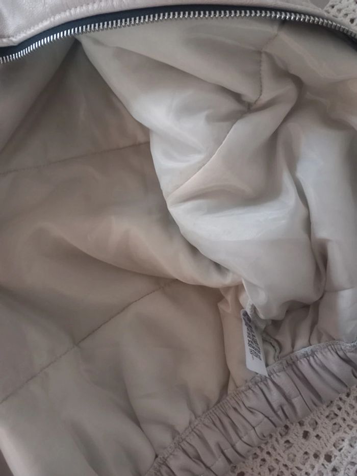 Veste court similicuir beige - photo numéro 5