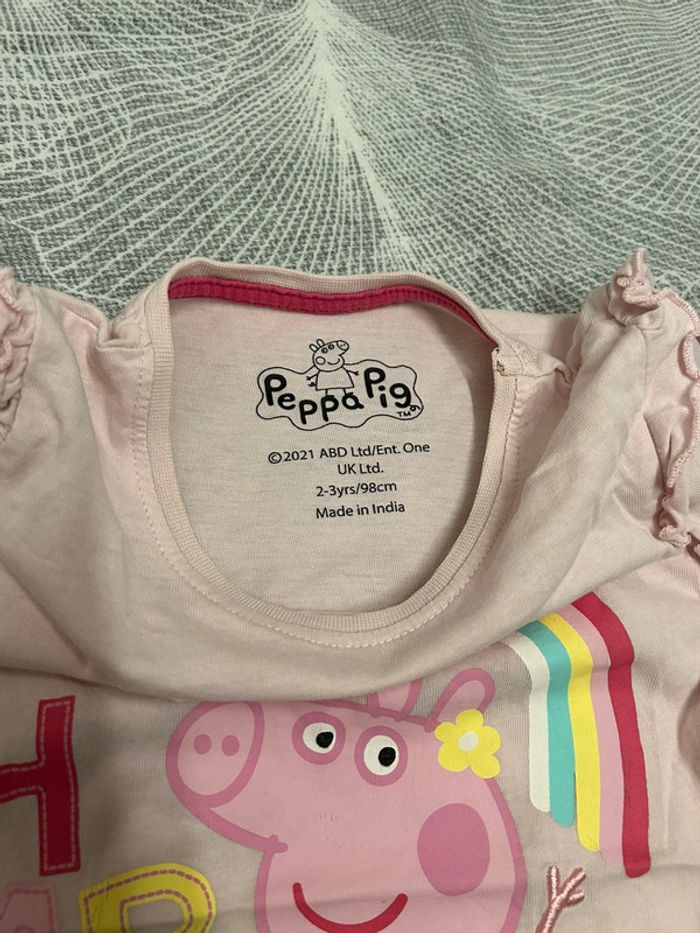 T-shirt peppa pig 3 ans - photo numéro 2