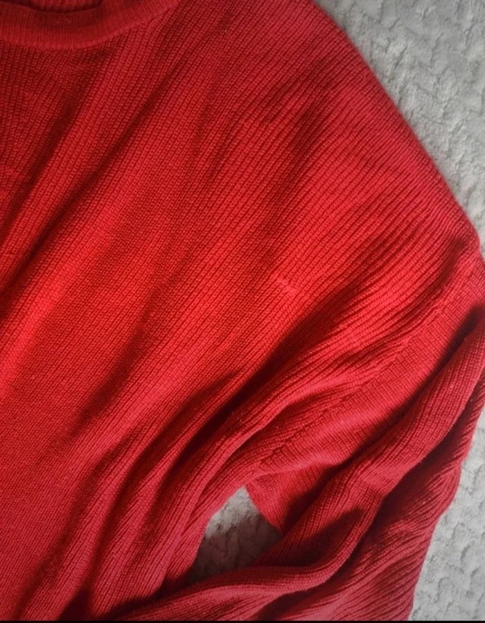 Pull rouge Stradivarius - Taille S - photo numéro 3
