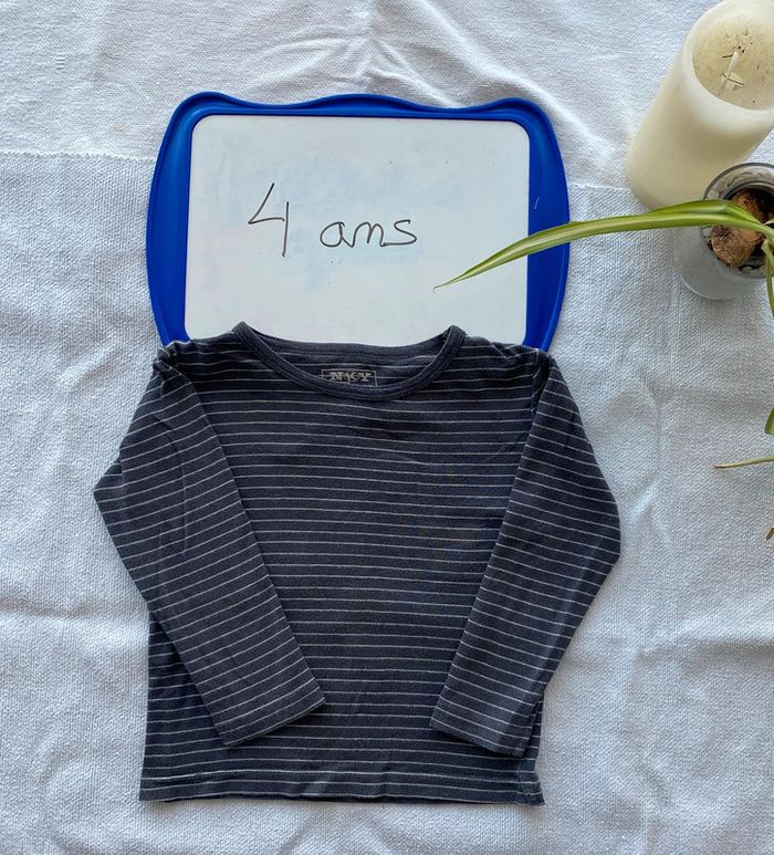 Lot de 2 T-shirts 👕 manches longues - 4 ans - Disney Toy Story, NKY - TBE - photo numéro 7