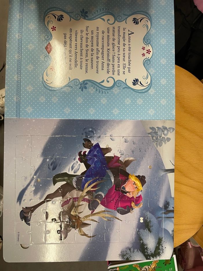 Mon livre puzzle reine des neiges - photo numéro 3
