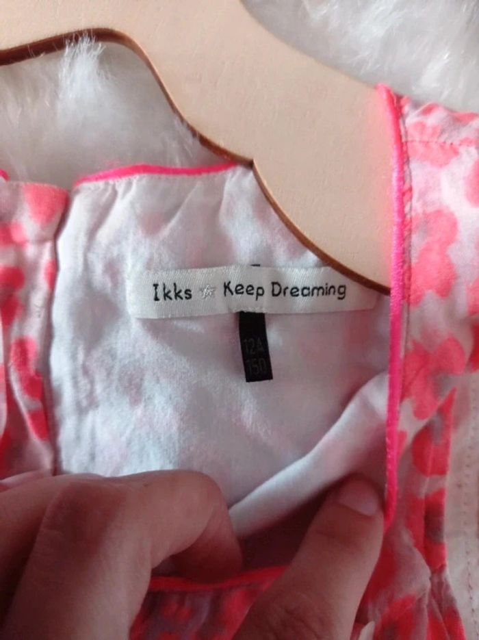 Ikks 💖 robe chic façon léopard rose 12 ans (DX) - photo numéro 4