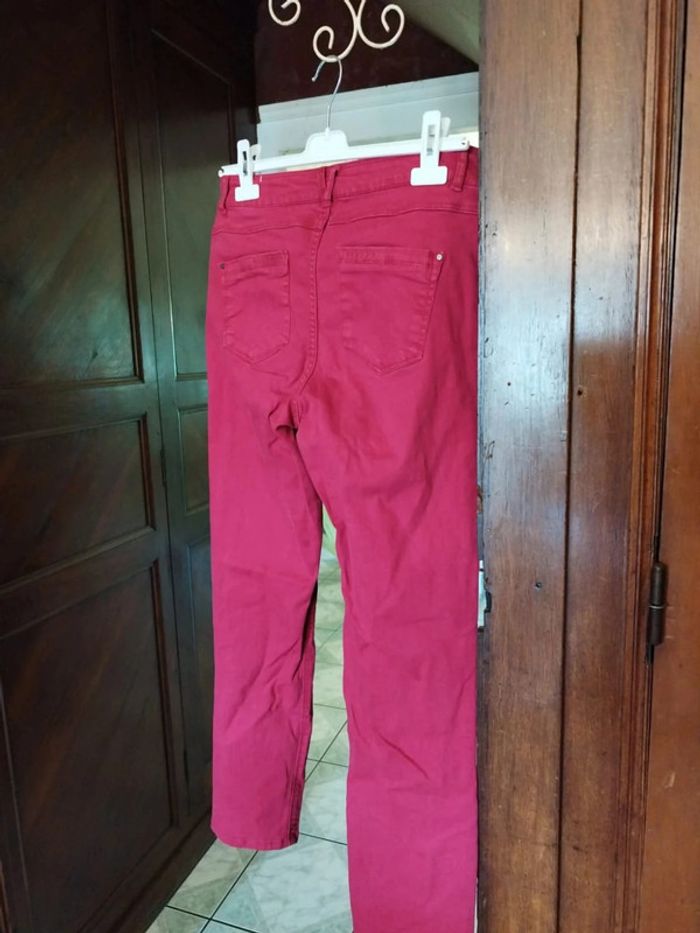 Jeans bordeaux droit Grain De Malice L/40 - photo numéro 10