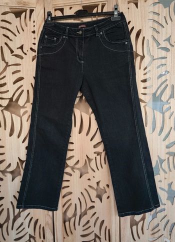 Jean 7/8 ème Noir T 40 Blancheporte