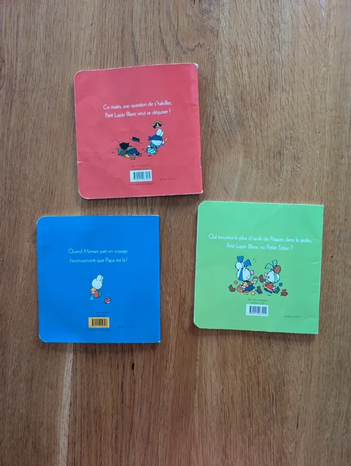 Lot 3 livres Petit lapin blanc - photo numéro 3