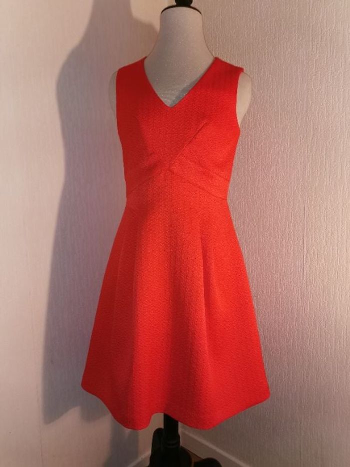 Robe sans manches orange vif Comptoir des Cotonniers