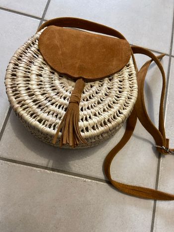 Sac à main paille 